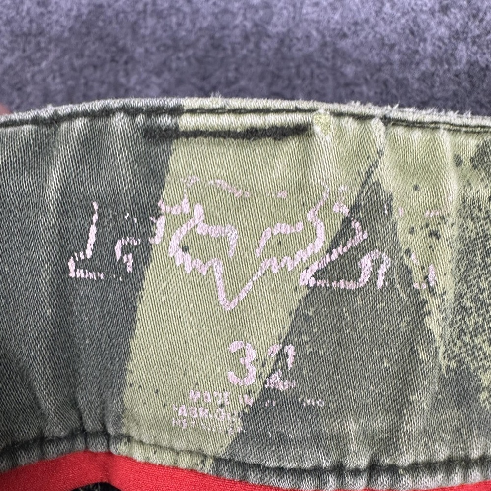 Fox Racing Cargo Shorts Mens 32 Green Camo 12 In Inseam Lined Motorcycle Casual - Picture 11 of 14